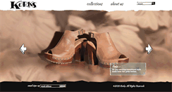 Desktop Screenshot of korksfootwear.com